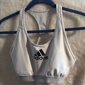 Adidas white Sports Bra. Size med